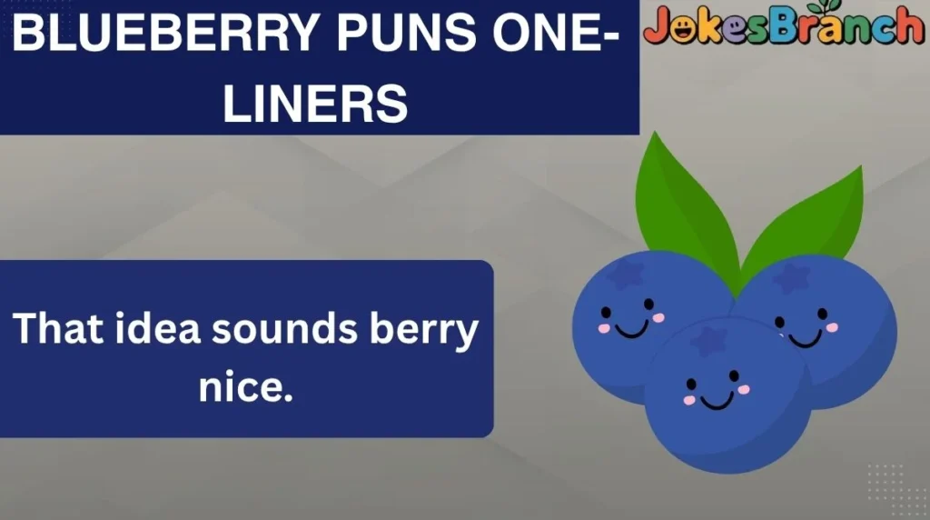Blueberry Puns One-Liners