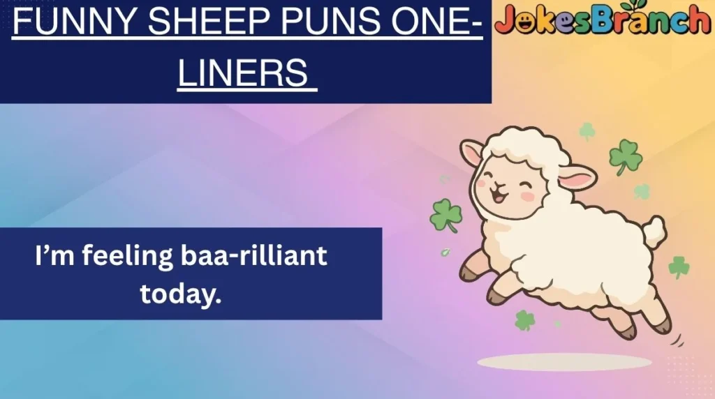 Funny Sheep Puns One-Liners