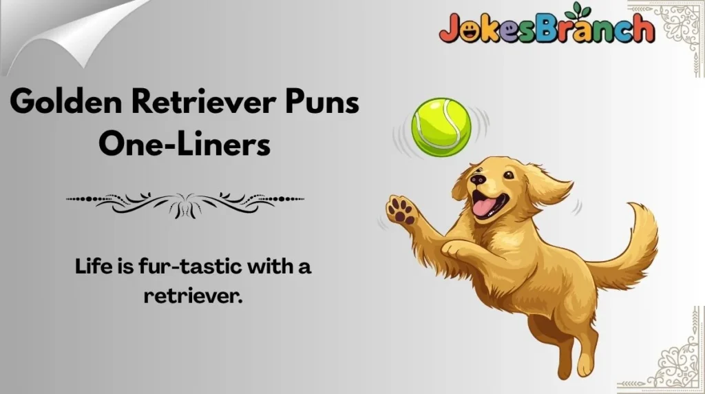 Golden Retriever Puns One-Liners