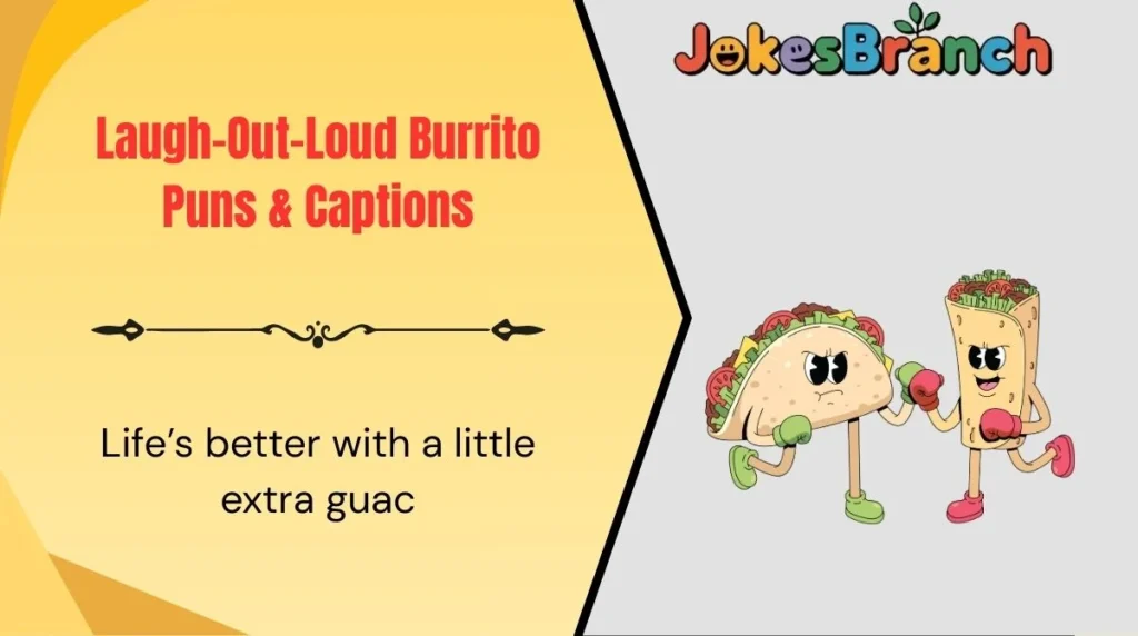 Laugh-Out-Loud Burrito Puns & Captions