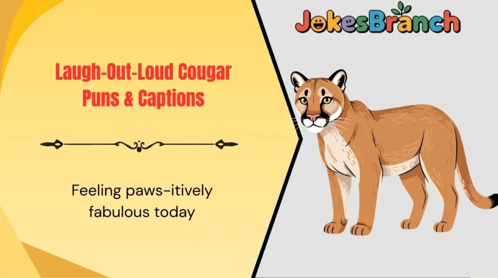 Laugh-Out-Loud Cougar Puns & Captions