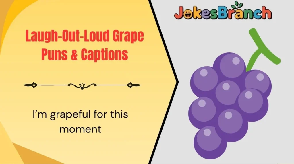 Laugh-Out-Loud Grape Puns & Captions
