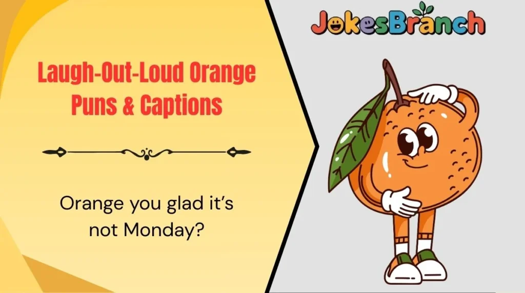 Laugh-Out-Loud Orange Puns & Captions