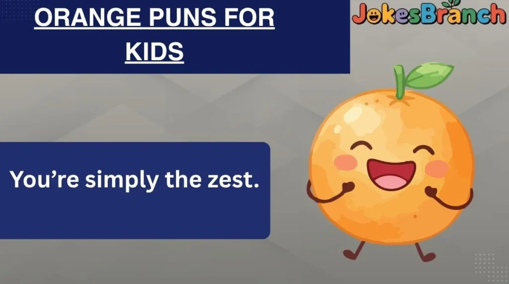 Orange Puns for Kids