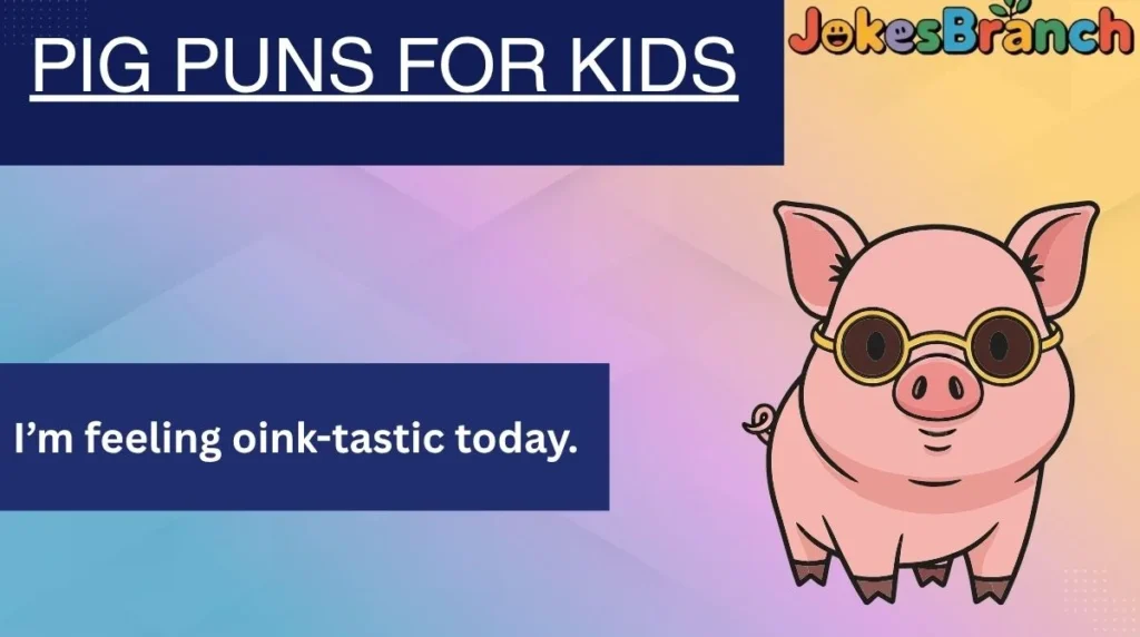Pig Puns for Kids