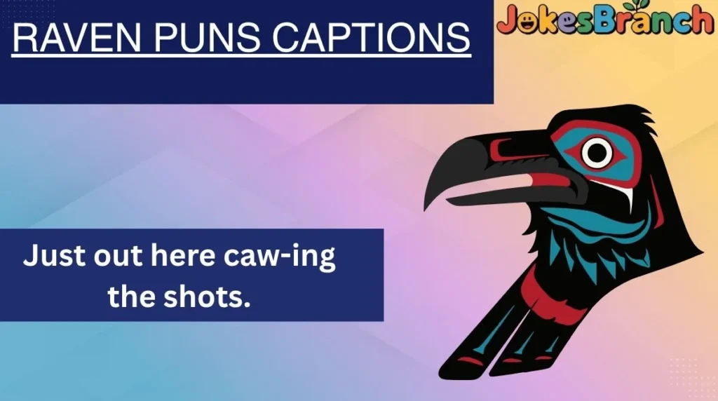 Raven Puns Captions