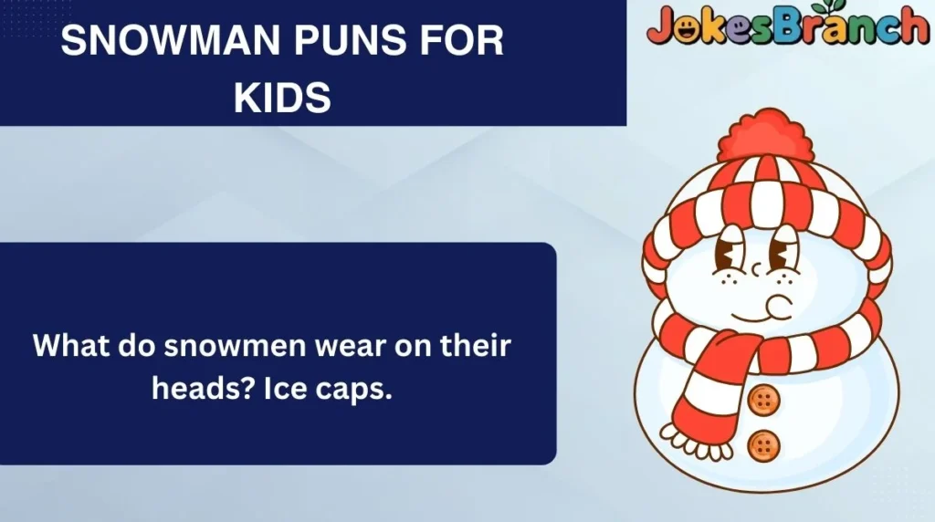 Snowman Puns for Kids