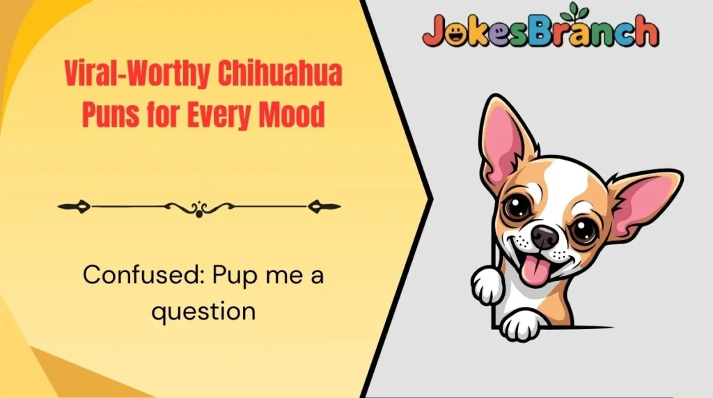 Viral-Worthy Chihuahua Puns for Every Mood