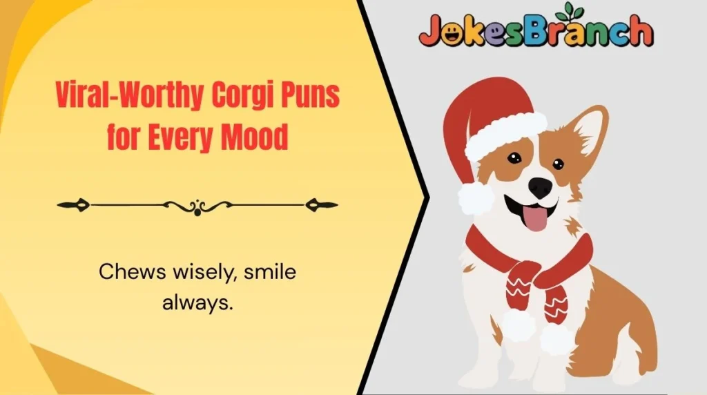 Viral-Worthy Corgi Puns for Every Mood