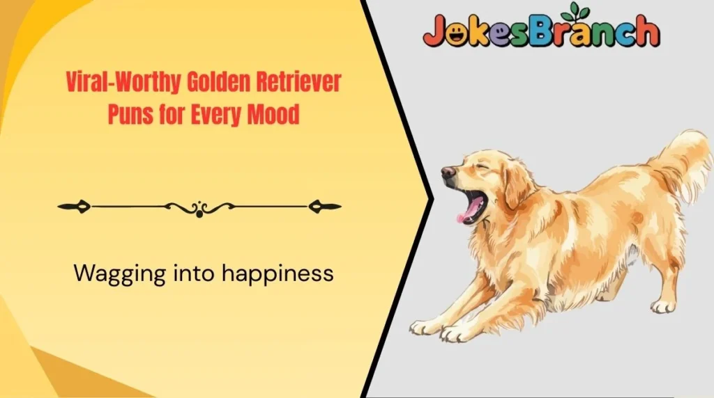 Viral-Worthy Golden Retriever Puns for Every Mood