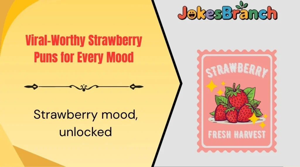 Viral-Worthy Strawberry Puns for Every Mood