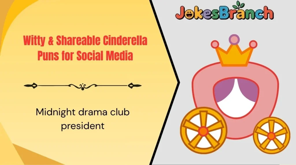Witty & Shareable Cinderella Puns for Social Media