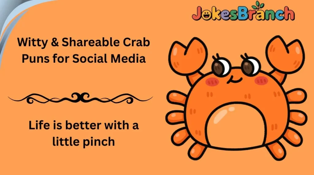 Witty & Shareable Crab Puns for Social Media