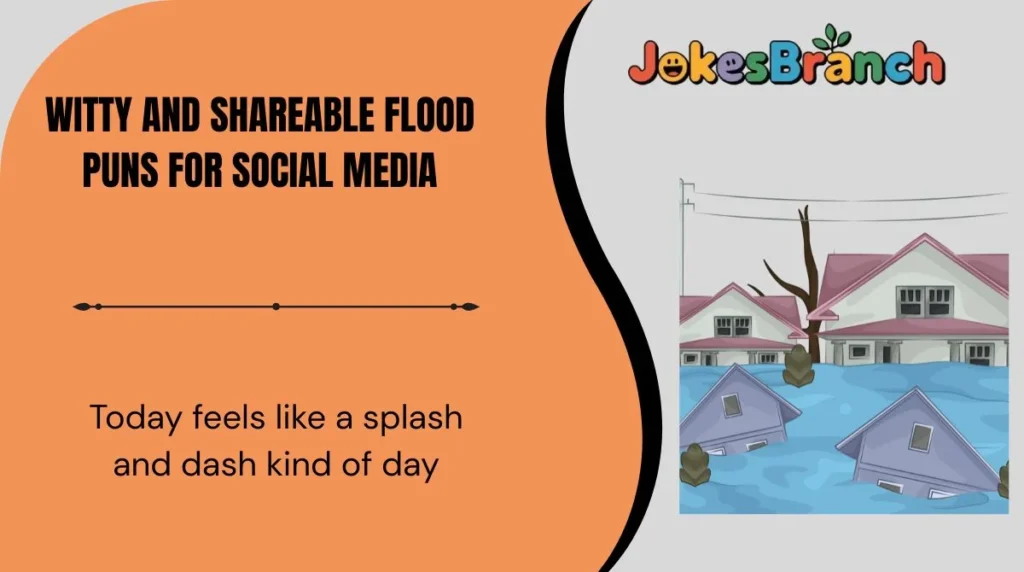 Witty and Shareable Flood Puns for Social Media