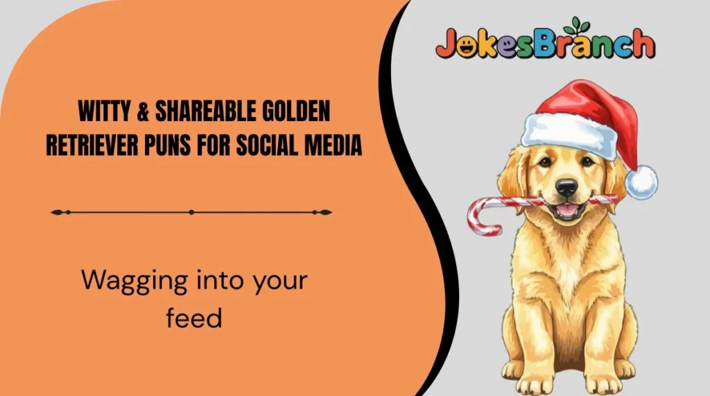 Witty & Shareable Golden Retriever Puns for Social Media