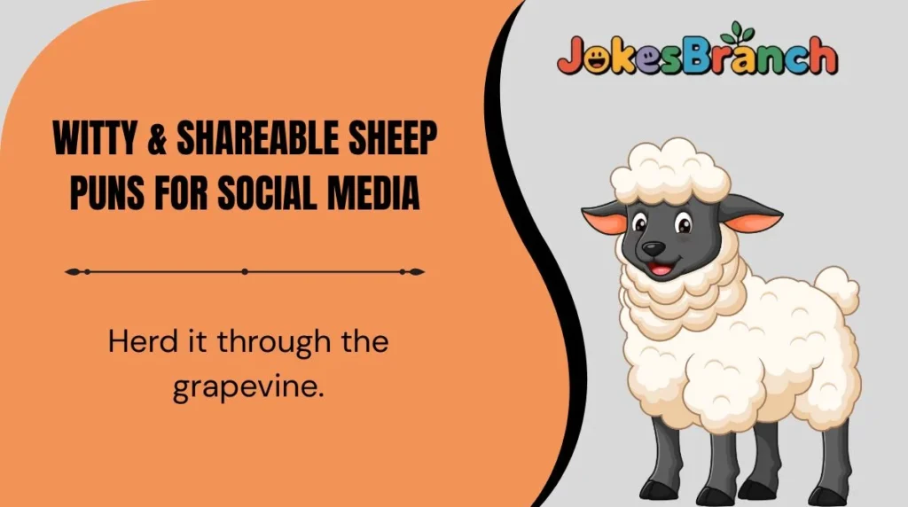 Witty & Shareable Sheep Puns for Social Media