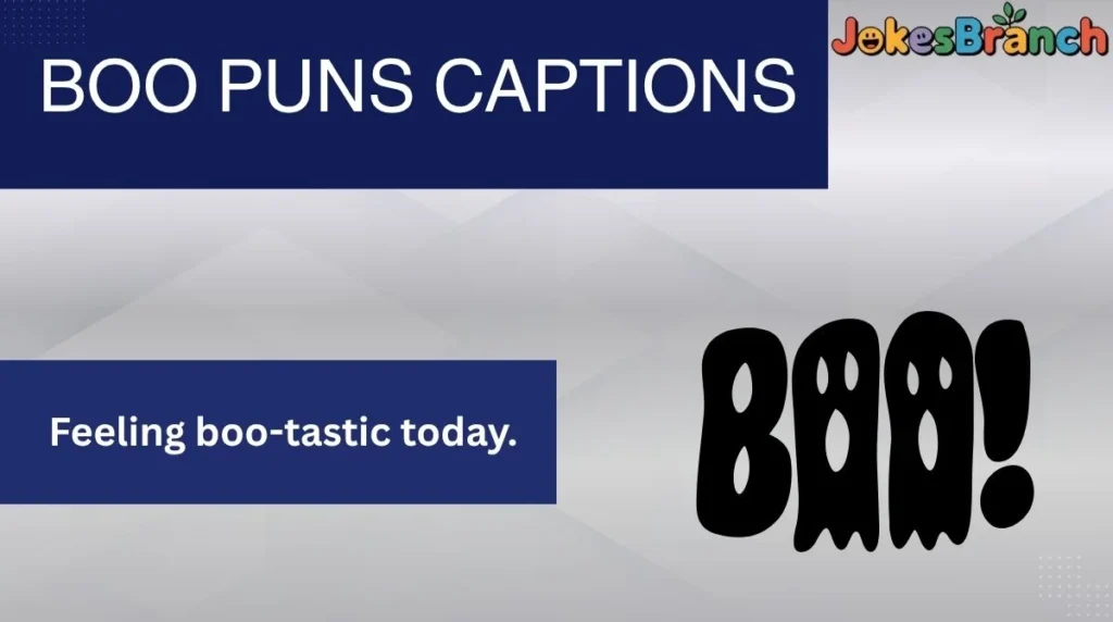 Boo Puns Captions