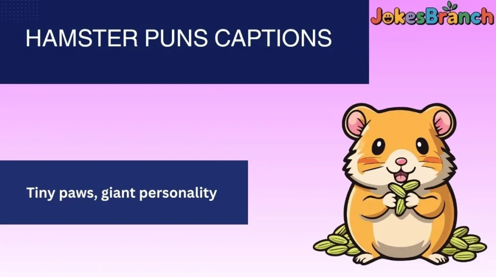 Hamster Puns Captions