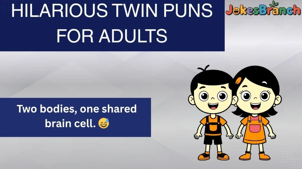 Hilarious Twin Puns for Adults