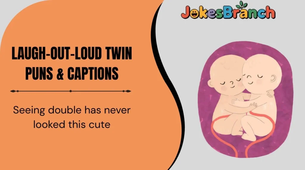 Laugh-Out-Loud Twin Puns & Captions