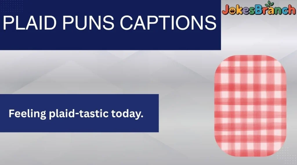 Plaid Puns Captions