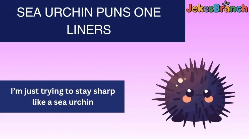 Sea Urchin Puns One Liners