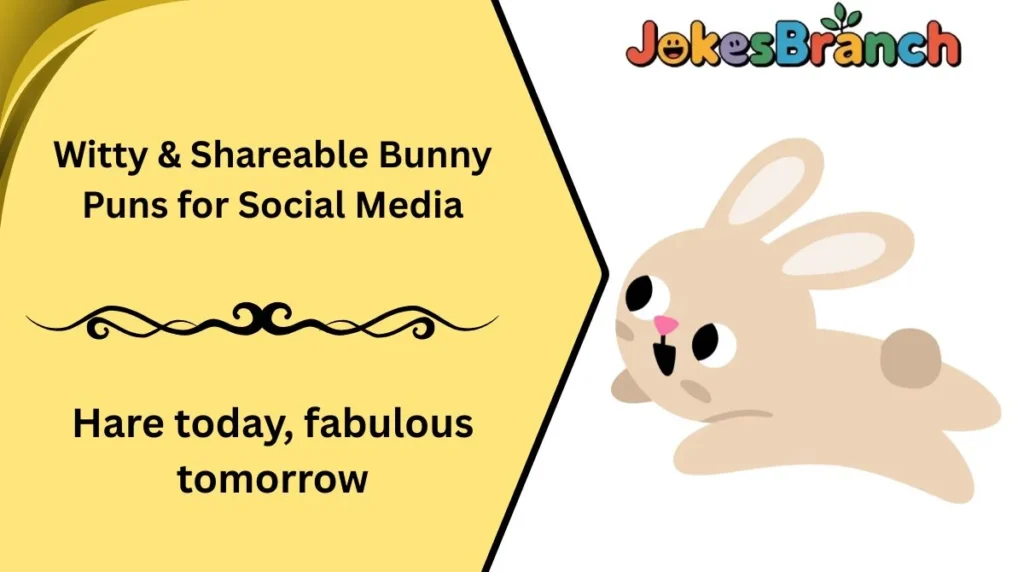 Witty & Shareable Bunny Puns for Social Media