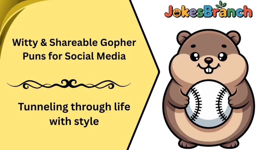 Witty & Shareable Gopher Puns for Social Media