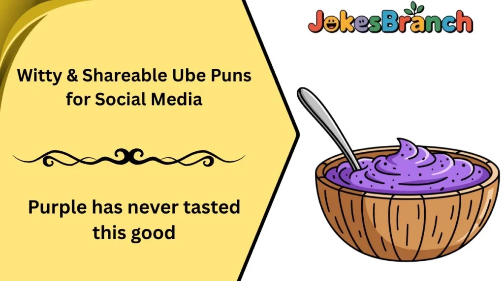 Witty & Shareable Ube Puns for Social Media