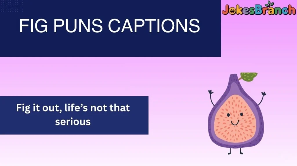 Fig Puns Captions