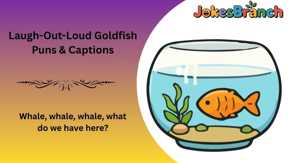 Laugh-Out-Loud Goldfish Puns & Captions