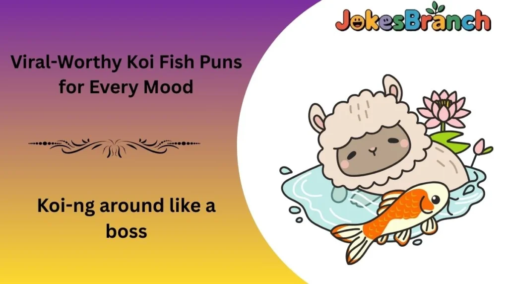Viral-Worthy Koi Fish Puns for Every Mood