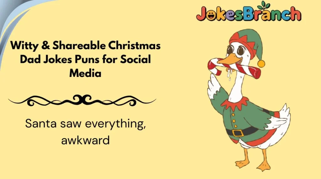 Witty & Shareable Christmas Dad Jokes Puns for Social Media
