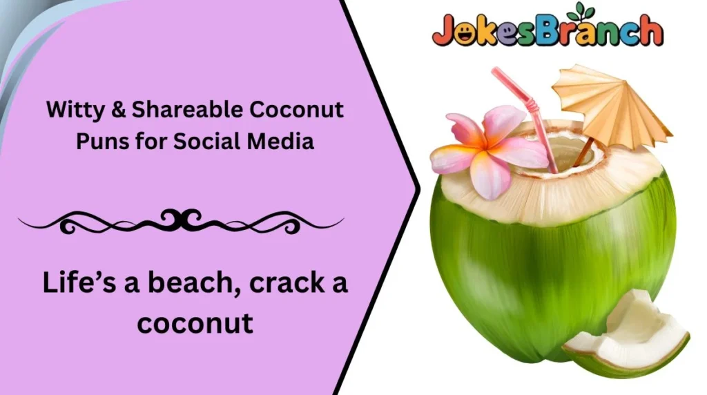 Witty & Shareable Coconut Puns for Social Media