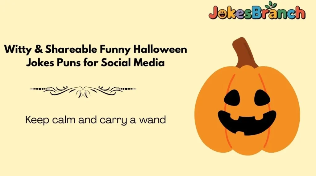 Witty & Shareable Funny Halloween Jokes Puns for Social Media
