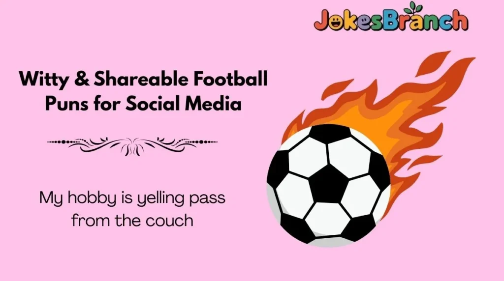 Witty & Shareable Football Puns for Social Media