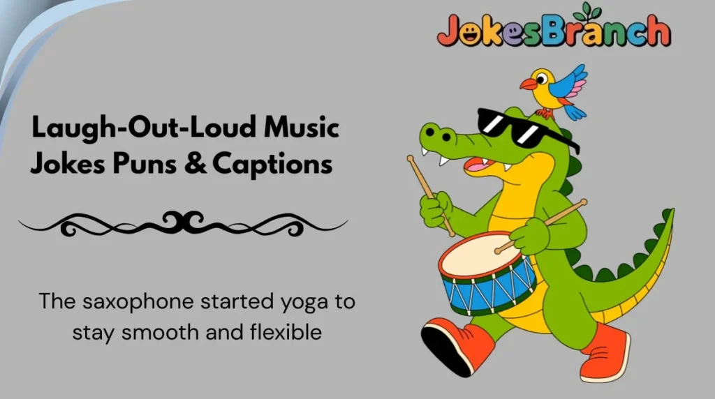 Laugh-Out-Loud Music Jokes Puns & Captions 🎶
