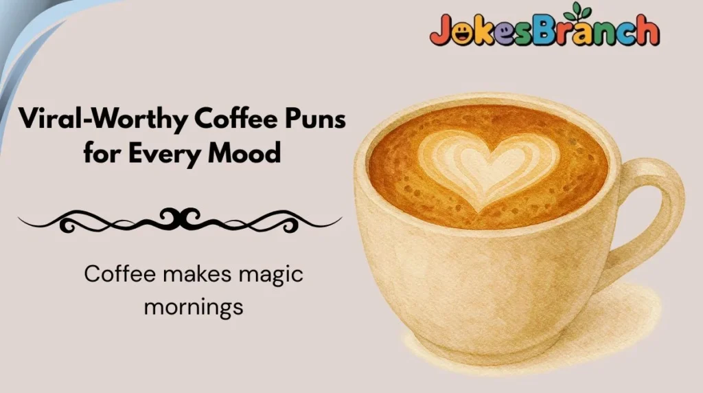Viral-Worthy Coffee Puns for Every Mood