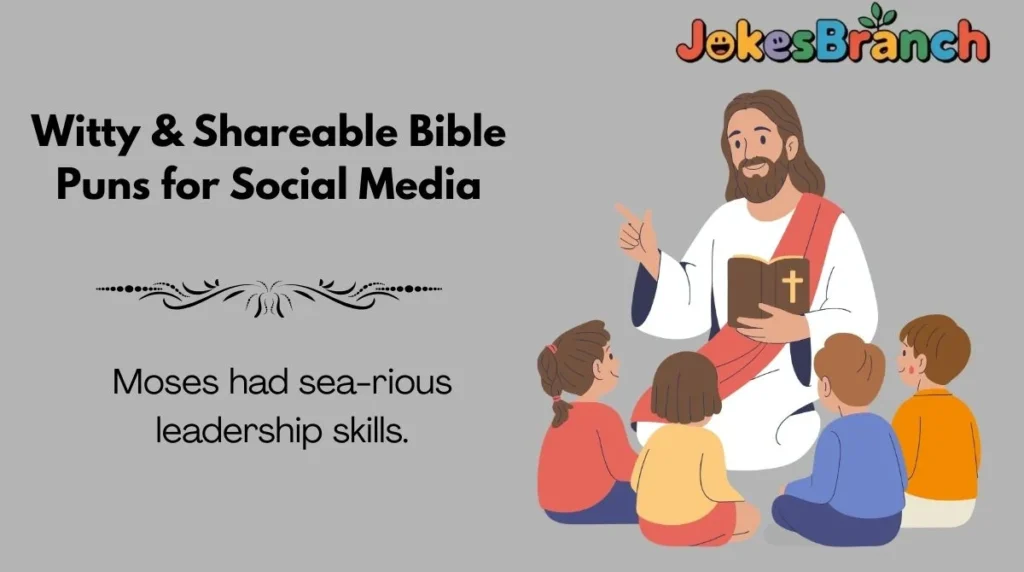 Witty & Shareable Bible Puns for Social Media