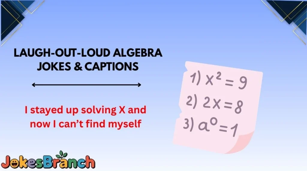 Laugh-Out-Loud Algebra Jokes & Captions