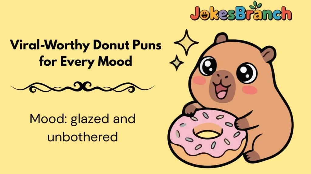 Viral-Worthy Donut Puns for Every Mood