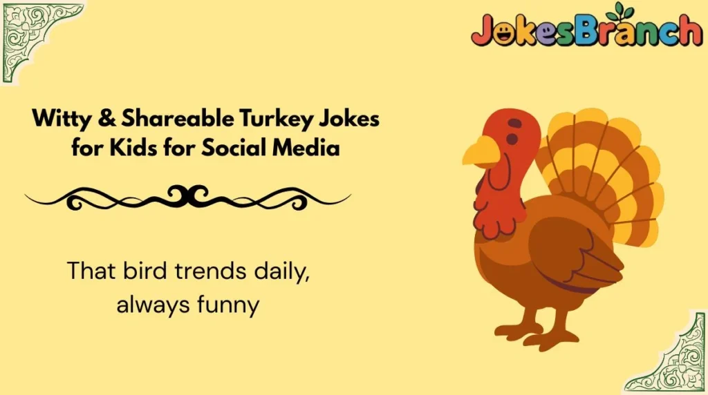 Witty & Shareable Turkey Jokes for Kids for Social Media