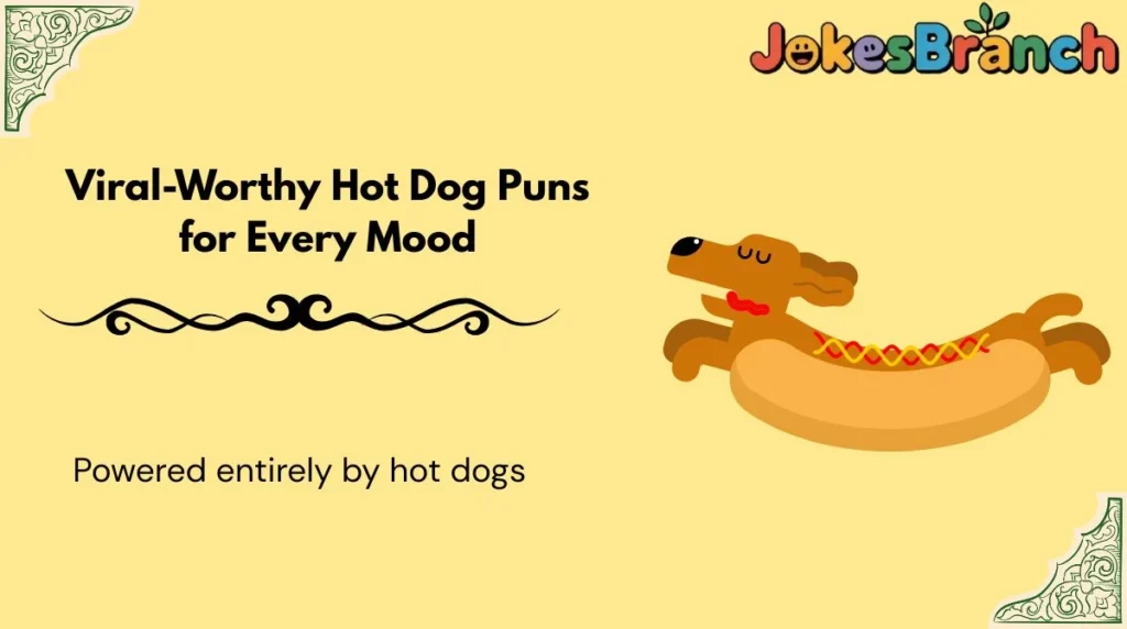 Viral-Worthy Hot Dog Puns for Every Mood