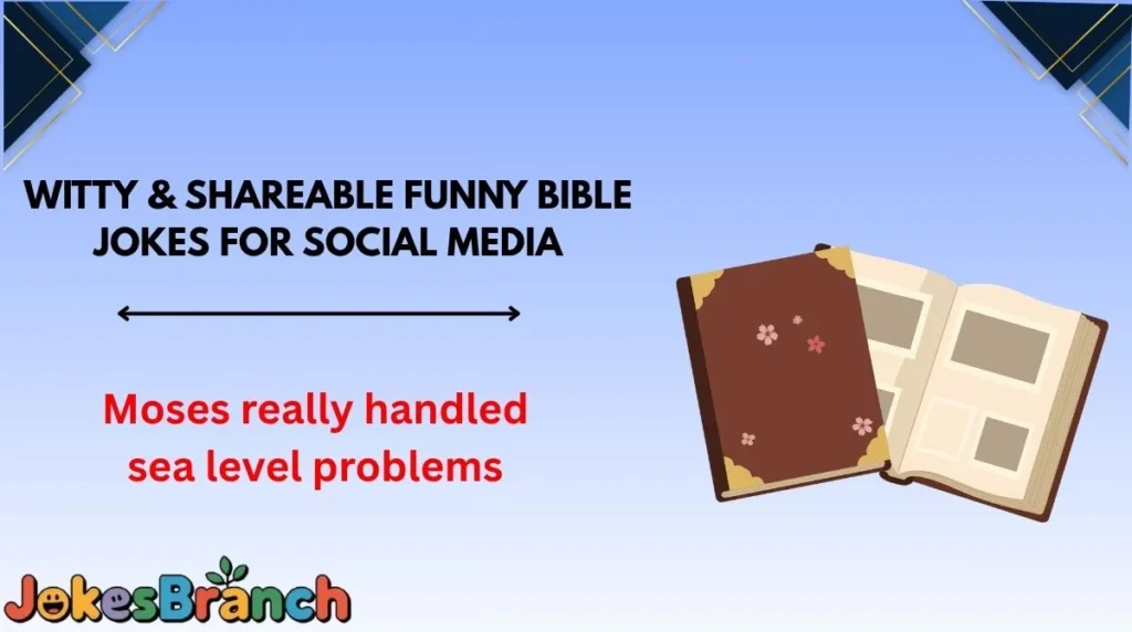 Witty & Shareable Funny Bible Jokes for Social Media