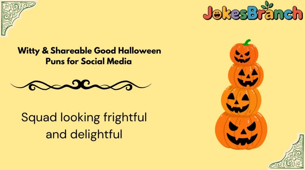 Witty & Shareable Good Halloween Puns for Social Media