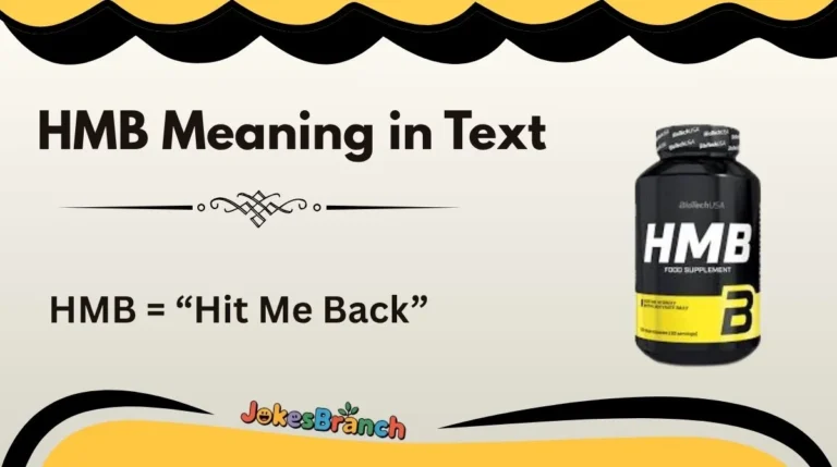HMB Meaning in Text
