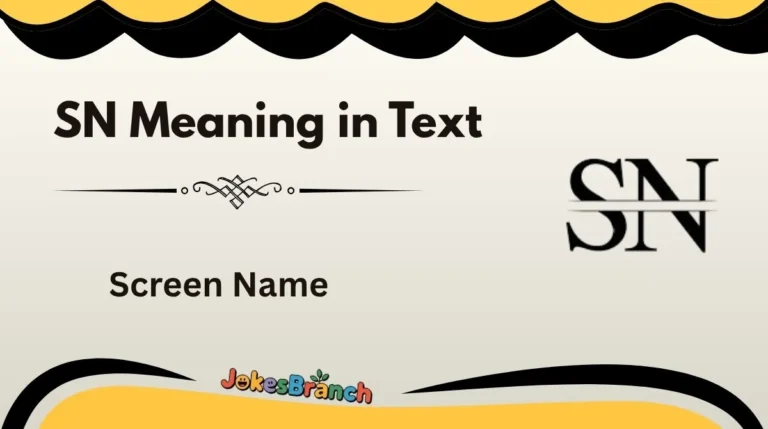 SN Meaning in Text