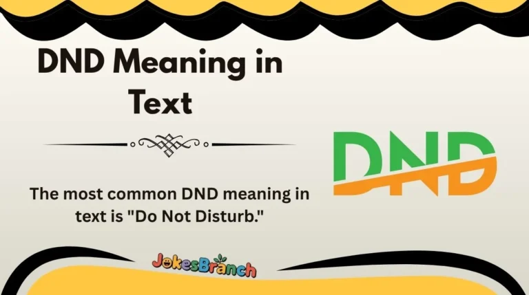 DND Meaning in Text