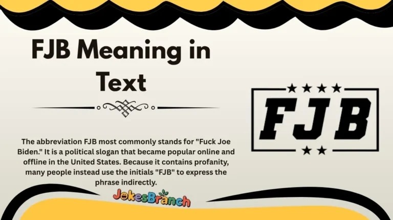 FJB Meaning in Text