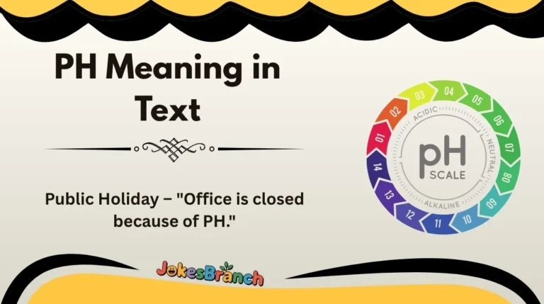 PH Meaning in Text
